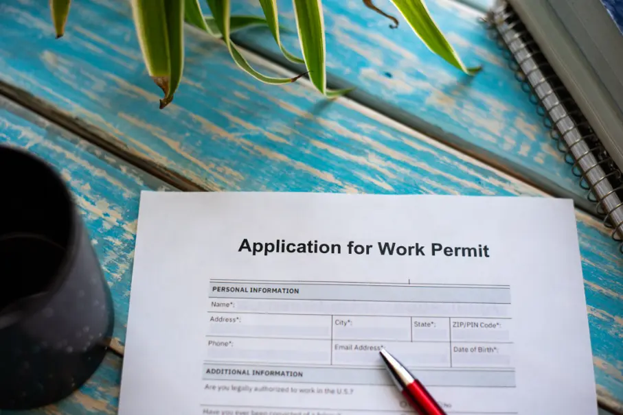 فرم ورک پرمیت | سوگیموتو ویزا