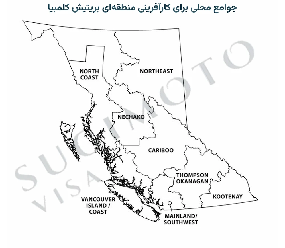کارآفرینی بریتیش کلمبیا - جریان منطقهای